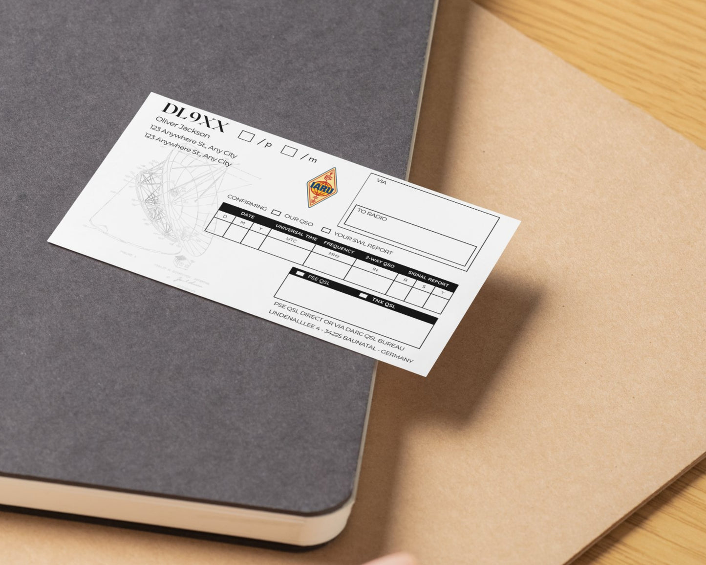You can easily design and order your cards online, and we even offer options for digital QSL cards and eQSL exchanges for more convenient verification.