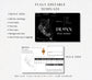 Fully editable template with front side and back side option