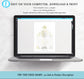 Edit envelope liner template on your computer with Templett – download and print at home