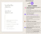 minimalist wedding invitation template how it works