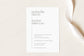 Minimalist Elegant Printable wedding invite 