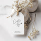 Calligraphy  Custom Tag with Modern, Minimalist Design and 100% Editable Template for Mother's Day Gift Tag, Birthday tag