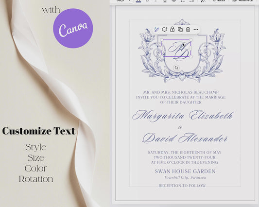 Editable wedding suite watch demo how to editable using canva template