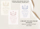 vintage baroque wedding invitation set 3 shade options